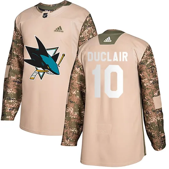 Adidas Anthony Duclair San Jose Sharks Authentic Veterans Day Practice Jersey - Camo