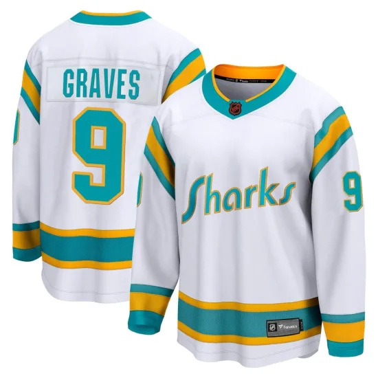 Fanatics Branded Adam Graves San Jose Sharks Breakaway Special Edition 2.0 Jersey - White