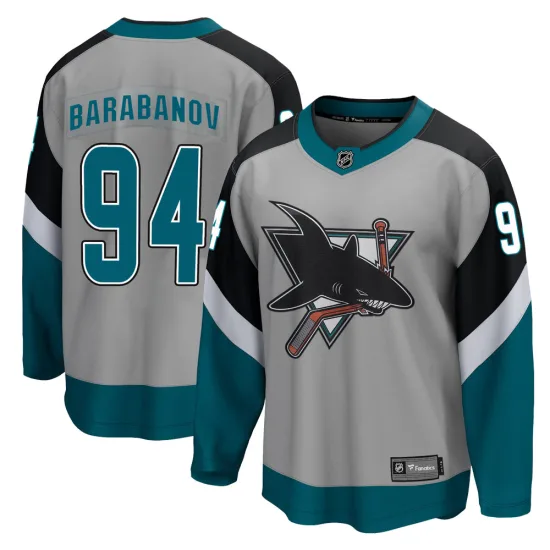 Fanatics Branded Alexander Barabanov San Jose Sharks Youth Breakaway 2020/21 Special Edition Jersey - Gray