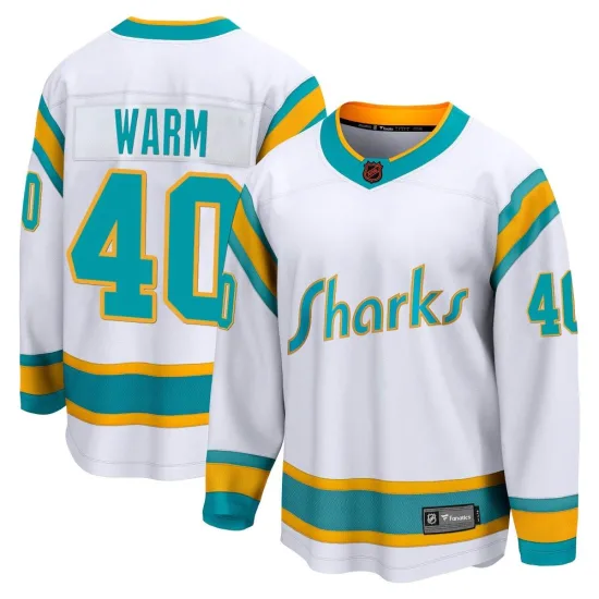 Fanatics Branded Beck Warm San Jose Sharks Youth Breakaway Special Edition 2.0 Jersey - White