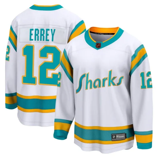 Fanatics Branded Bob Errey San Jose Sharks Breakaway Special Edition 2.0 Jersey - White