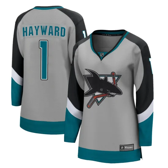Fanatics Branded Brian Hayward San Jose Sharks Women's Breakaway 2020/21 Special Edition Jersey - Gray