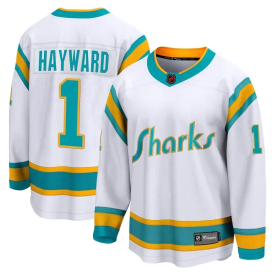 Fanatics Branded Brian Hayward San Jose Sharks Youth Breakaway Special Edition 2.0 Jersey - White