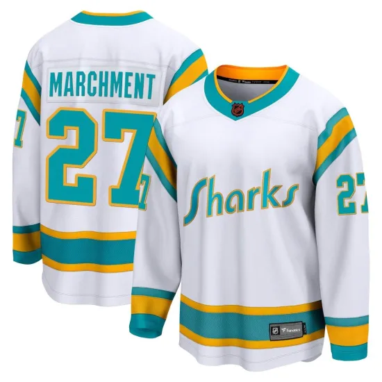 Fanatics Branded Bryan Marchment San Jose Sharks Youth Breakaway Special Edition 2.0 Jersey - White