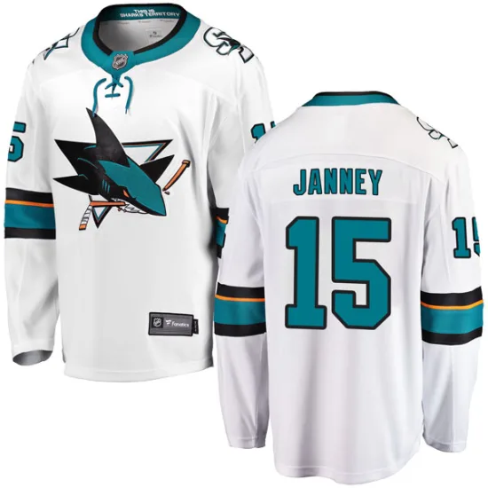 Fanatics Branded Craig Janney San Jose Sharks Breakaway Away Jersey - White