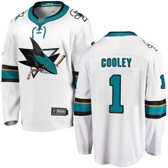 Fanatics Branded Devin Cooley San Jose Sharks Breakaway Away Jersey - White
