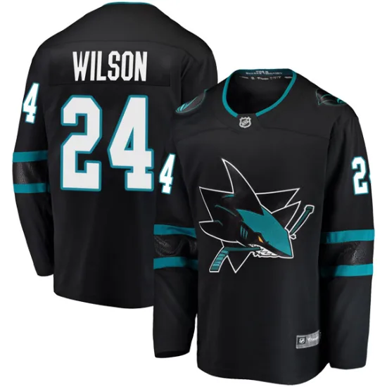 Fanatics Branded Doug Wilson San Jose Sharks Breakaway Alternate Jersey - Black