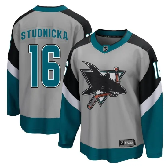 Fanatics Branded Jack Studnicka San Jose Sharks Youth Breakaway 2020/21 Special Edition Jersey - Gray
