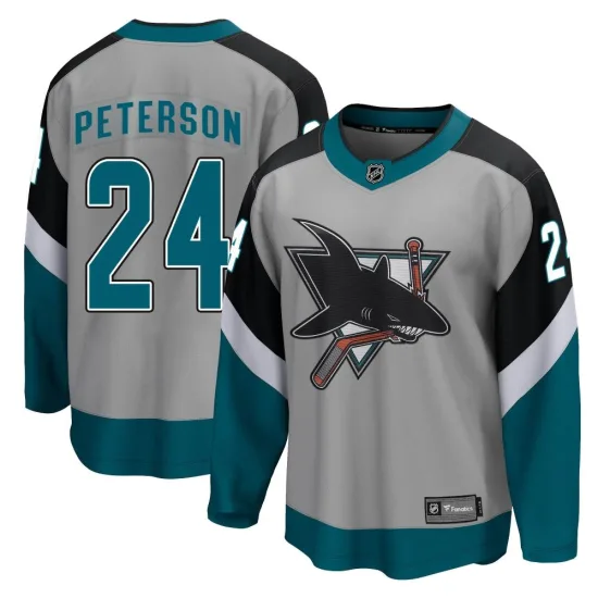 Fanatics Branded Jacob Peterson San Jose Sharks Breakaway 2020/21 Special Edition Jersey - Gray