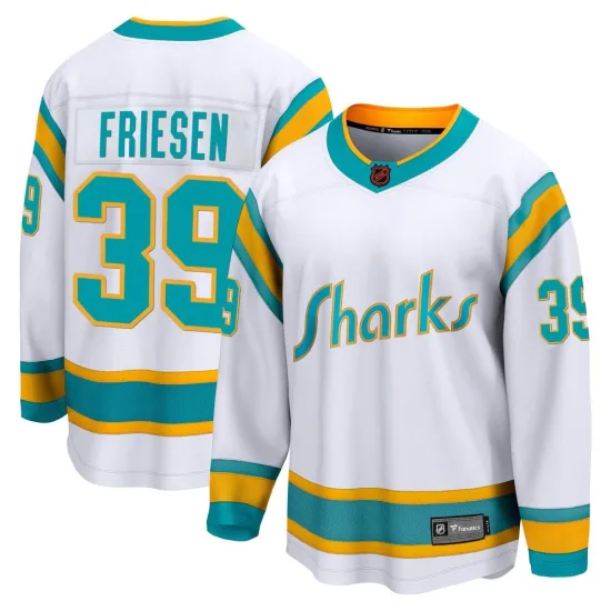 Fanatics Branded Jeff Friesen San Jose Sharks Youth Breakaway Special Edition 2.0 Jersey - White