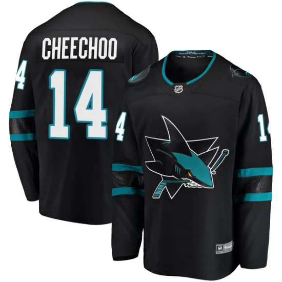 Fanatics Branded Jonathan Cheechoo San Jose Sharks Breakaway Alternate Jersey - Black