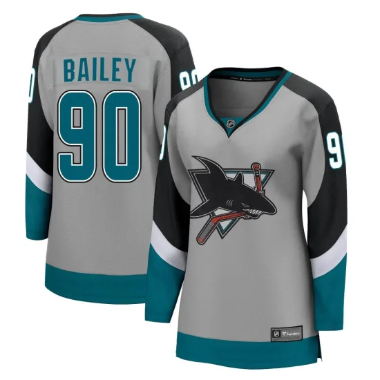 Fanatics Branded Justin Bailey San Jose Sharks Women's Breakaway 2020/21 Special Edition Jersey - Gray