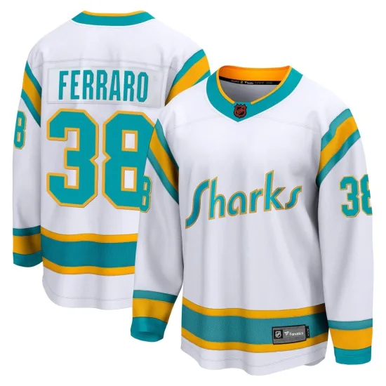 Fanatics Branded Mario Ferraro San Jose Sharks Breakaway Special Edition 2.0 Jersey - White