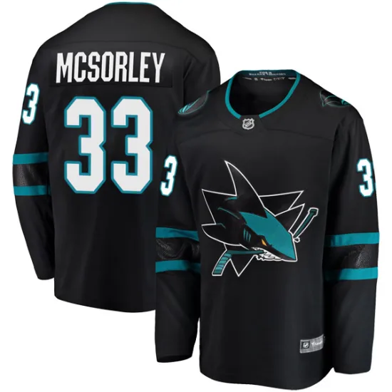 Fanatics Branded Marty Mcsorley San Jose Sharks Breakaway Alternate Jersey - Black