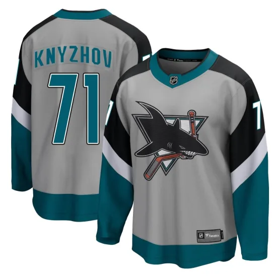 Fanatics Branded Nikolai Knyzhov San Jose Sharks Breakaway 2020/21 Special Edition Jersey - Gray