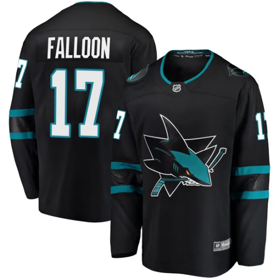 Fanatics Branded Pat Falloon San Jose Sharks Breakaway Alternate Jersey - Black