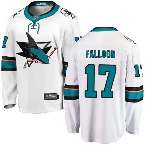Fanatics Branded Pat Falloon San Jose Sharks Breakaway Away Jersey - White