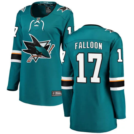 Fanatics Branded Pat Falloon San Jose Sharks Women's Breakaway Home Jersey - Teal