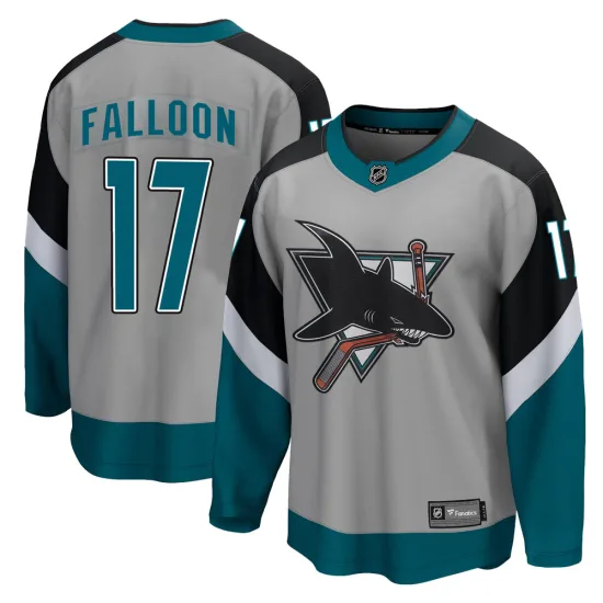 Fanatics Branded Pat Falloon San Jose Sharks Youth Breakaway 2020/21 Special Edition Jersey - Gray