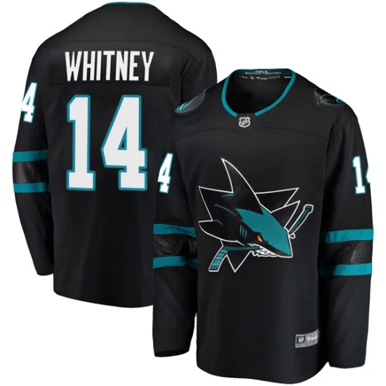 Fanatics Branded Ray Whitney San Jose Sharks Breakaway Alternate Jersey - Black