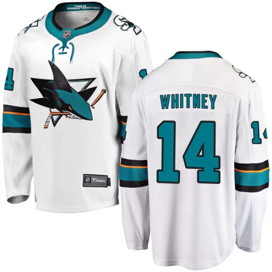 Fanatics Branded Ray Whitney San Jose Sharks Breakaway Away Jersey - White