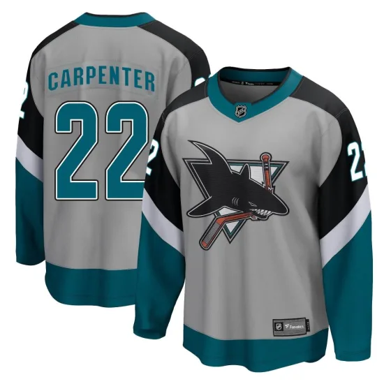 Fanatics Branded Ryan Carpenter San Jose Sharks Youth Breakaway 2020/21 Special Edition Jersey - Gray