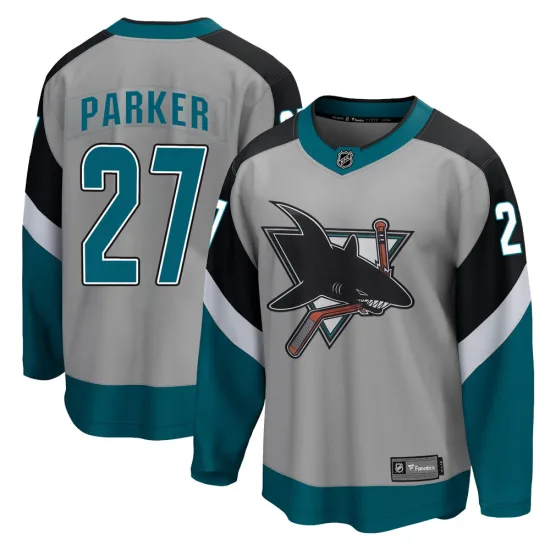 Fanatics Branded Scott Parker San Jose Sharks Youth Breakaway 2020/21 Special Edition Jersey - Gray