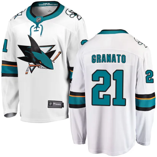 Fanatics Branded Tony Granato San Jose Sharks Breakaway Away Jersey - White